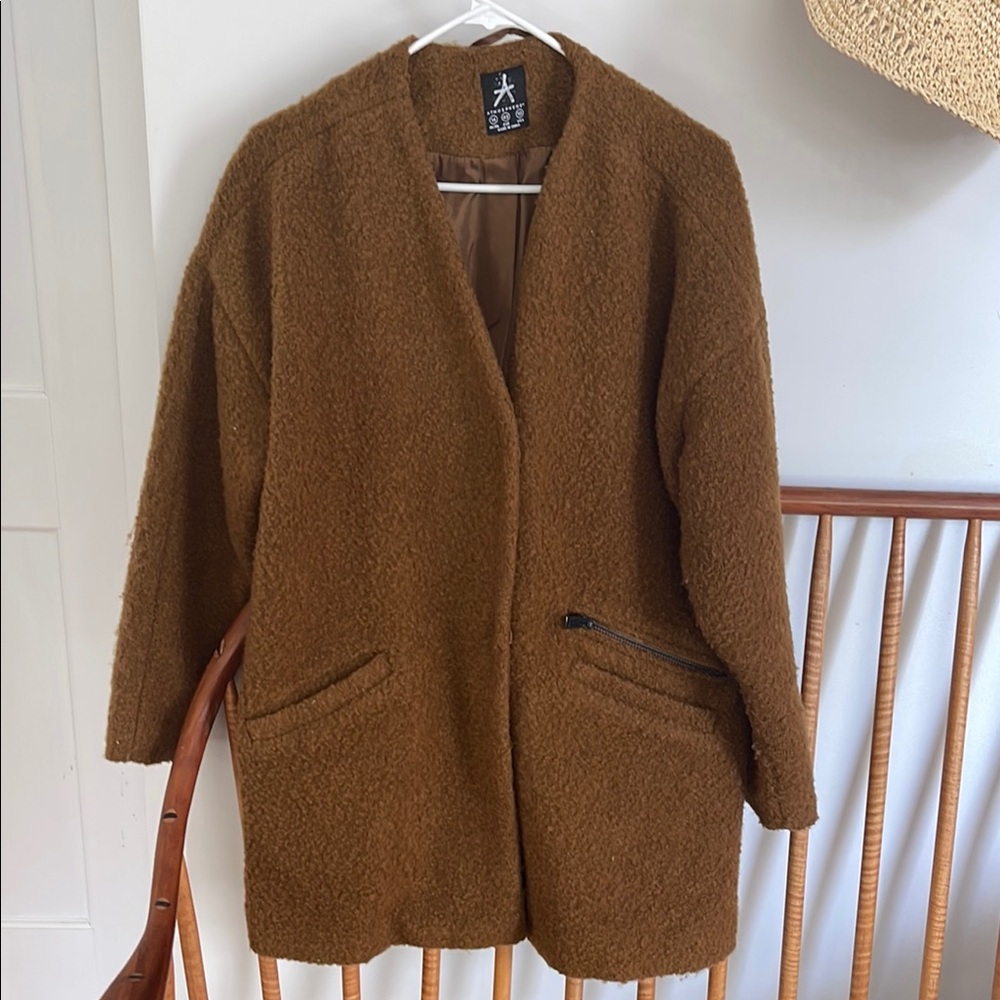 Atmosphere Brown Teddy Jacket